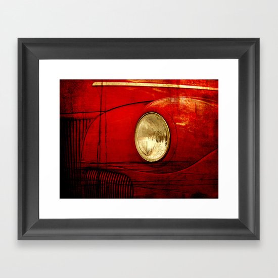 Heart Of Steel Framed Art Print