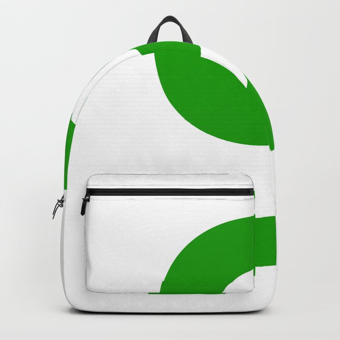 Number 9 (Green & White) Backpack