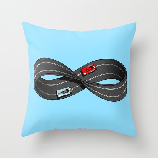 Infinite Slots Throw Pillow
