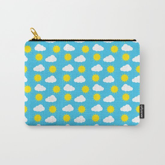 Sun & Clouds Carry-All Pouch