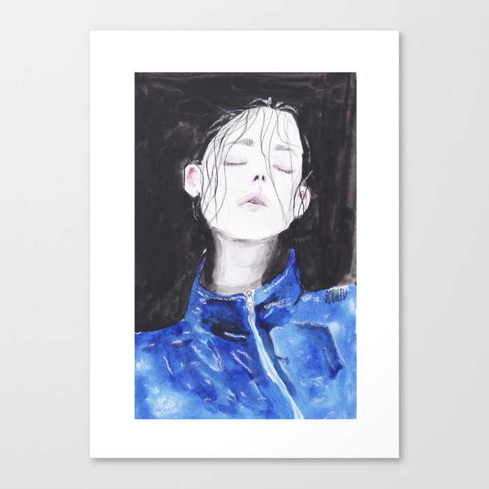 BLUE Canvas Print