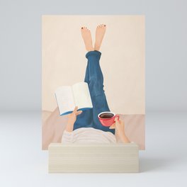Morning Read Mini Art Print