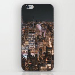 New York City Lights | NYC Night Views iPhone Skin