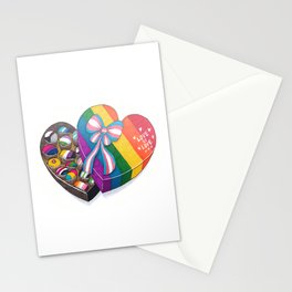 Love is Love - LGBTQ+ Box of Chocolates Stationery Card