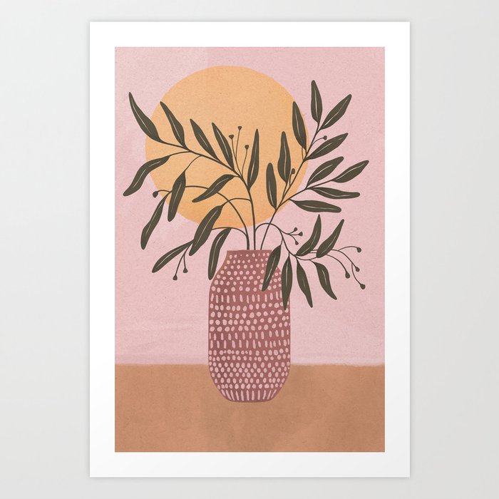 olive branch Art Print