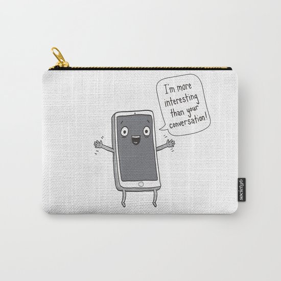 Distracting Little Phone Carry-All Pouch