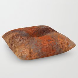 Gold and Rust Floor Pillow