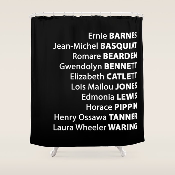 Famous Black Artists Shower Curtain