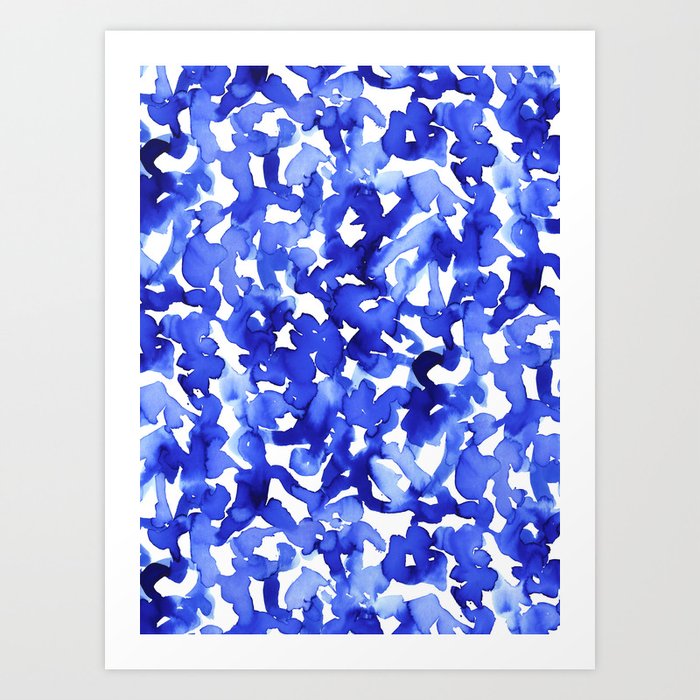 Energy Blue Art Print