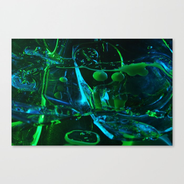 Blue and Green Canvas Print