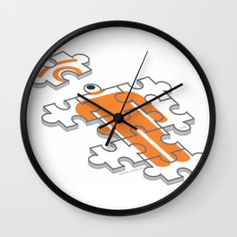 puzzle glance Wall Clock