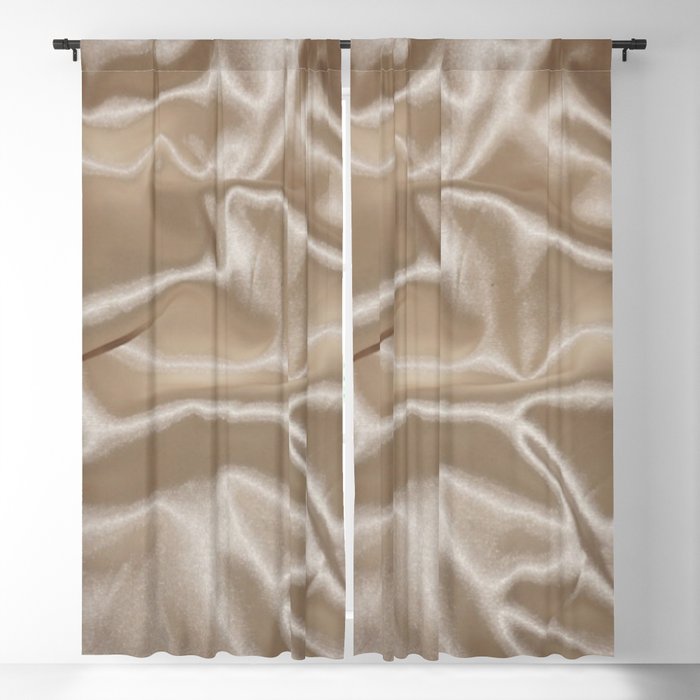 gold silk Blackout Curtain