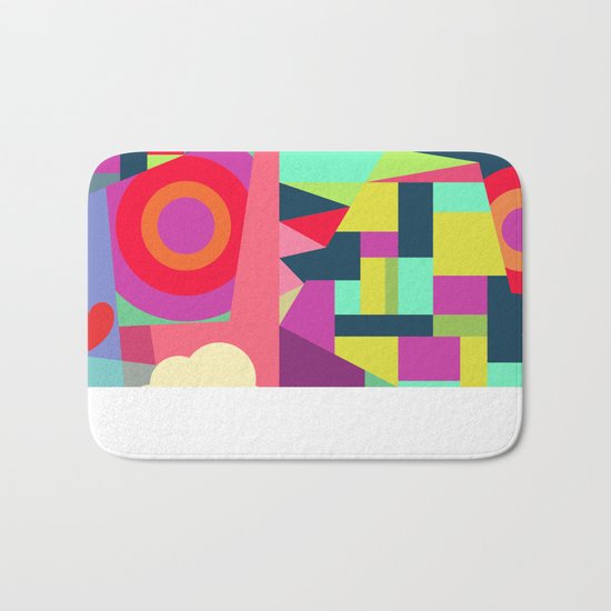 Geometric#7 Bath Mat