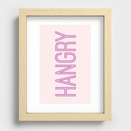 Hangry Recessed Framed Print