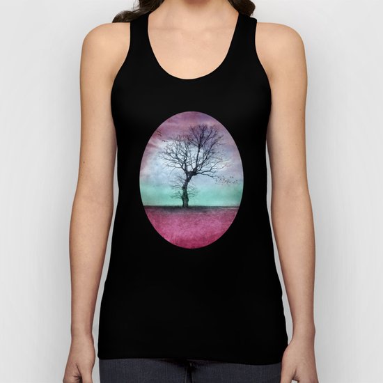 ATMOSPHERIC TREE - Winter Sun Unisex Tank Top