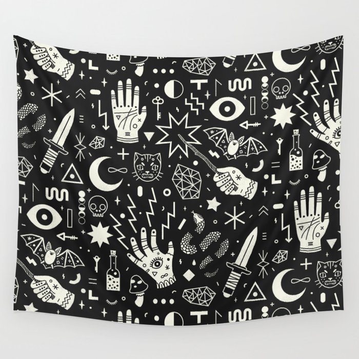 Witchcraft Wall Tapestry by camillechew | Society6
