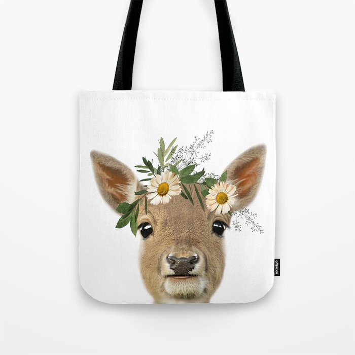 Deer print tote new arrivals