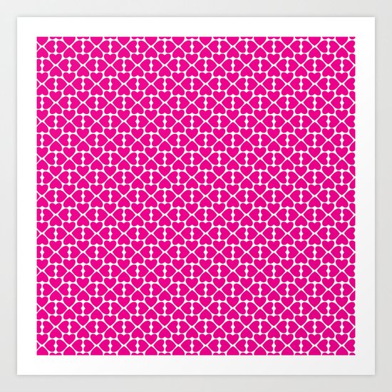 Pink Trefoil Art Print