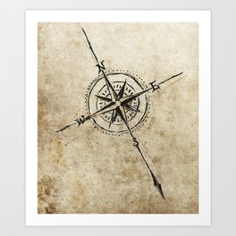 Compass Art Print