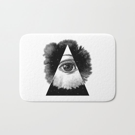 The Eye In The Sky Bath Mat