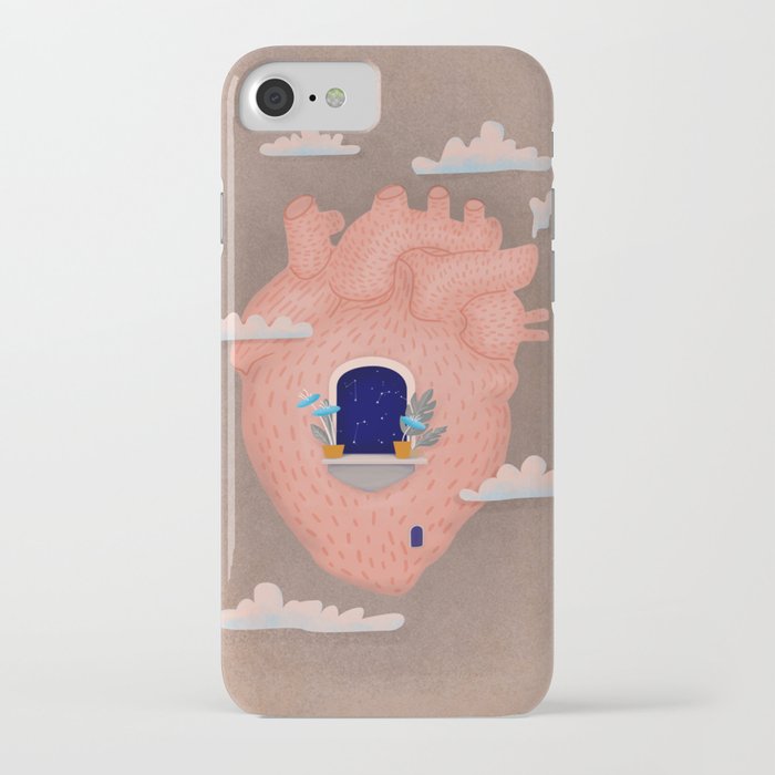 Home is where the heart is iPhone Case