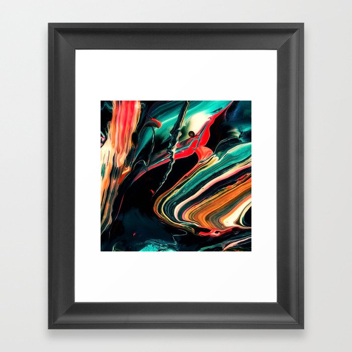 Abstract Colorful Painting Ii A Framed Art Print