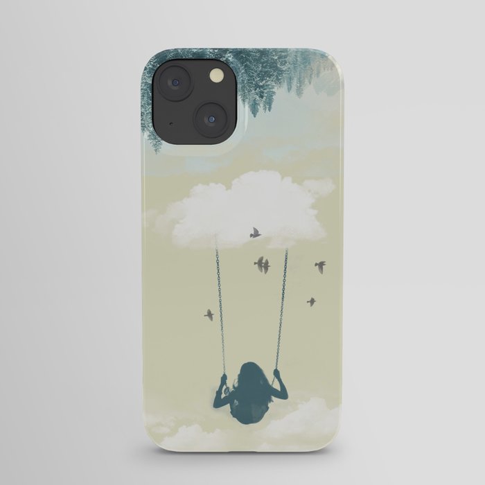 Lucy in the clouds iPhone Case