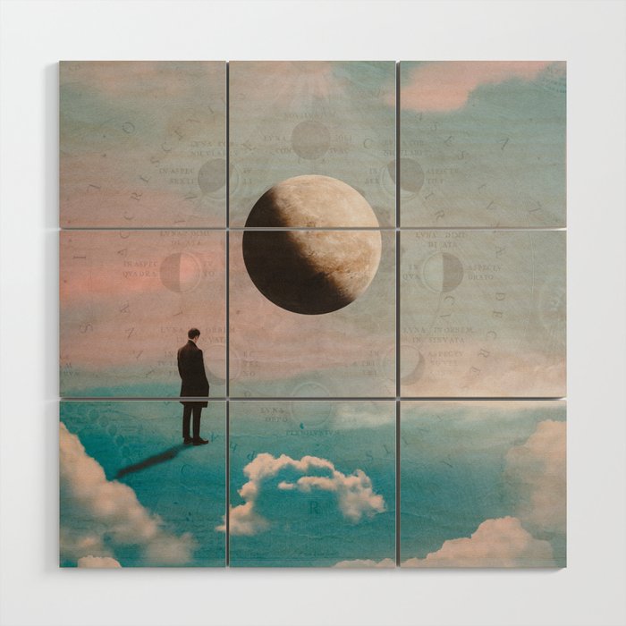 Above the clouds Wood Wall Art