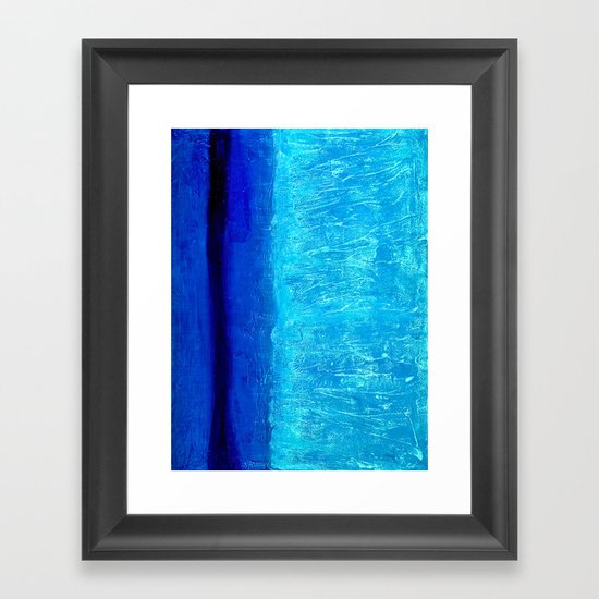 Blue Serenity Framed Art Print