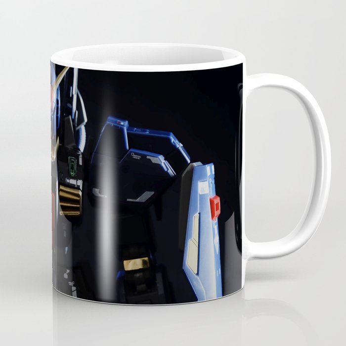 Blue Gundam in the Dark Coffee Mug