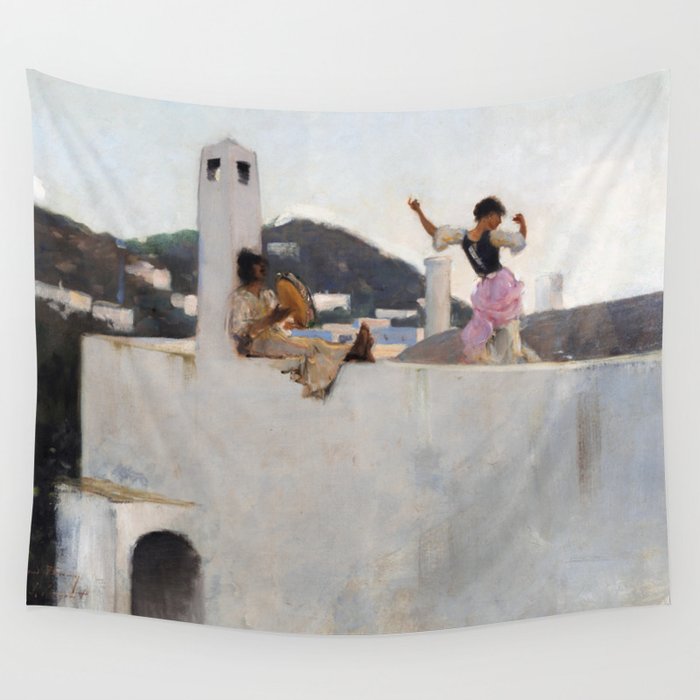 John Singer Sargent - Capri Wall Tapestry
