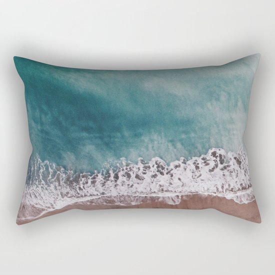 Ocean II (drone photography) Rectangular Pillow