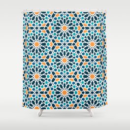 Tile of the Alhambra Shower Curtain