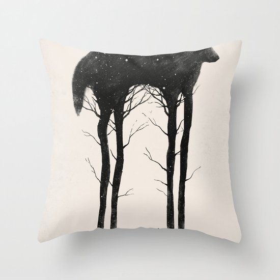Standing Tall Throw Pillow