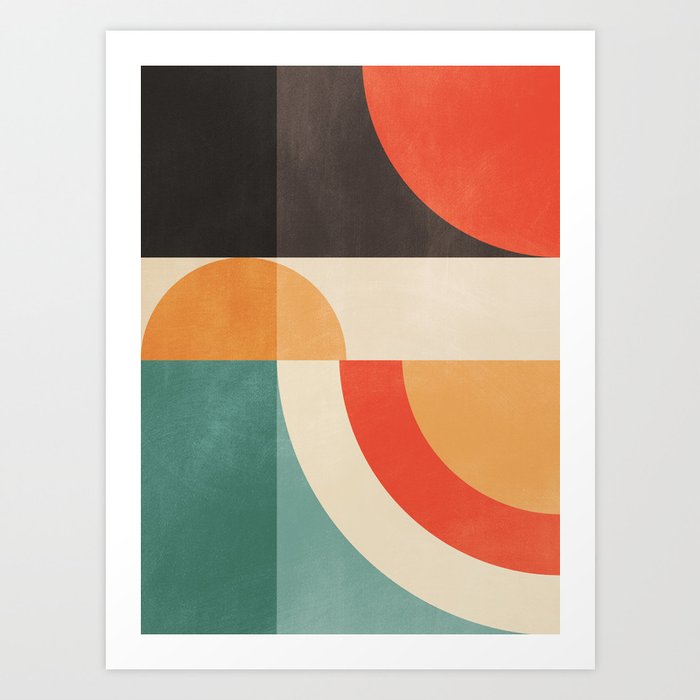 geometric abstract 20 Art Print