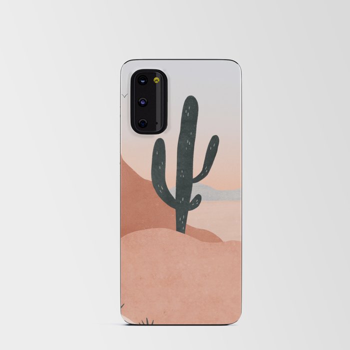 saguaro sunset Android Card Case | Drawing, Illustration, Desert, Saguaro, National-park, Sunset, Landscape, Southwest, West, Cactus
