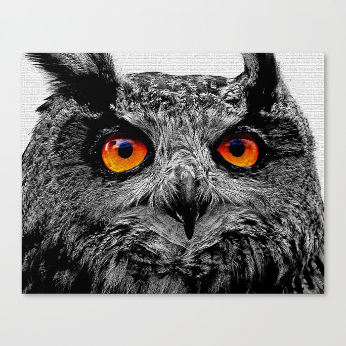 YOU'RE THE ORANGE OF MY EYES Canvas Print