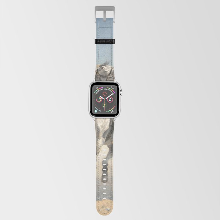 Dismounted: The Fourth Troopers Moving the Led Horses (1890) by Frederic Remington. Apple Watch Band
