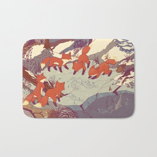Fisher Fox Bath Mat