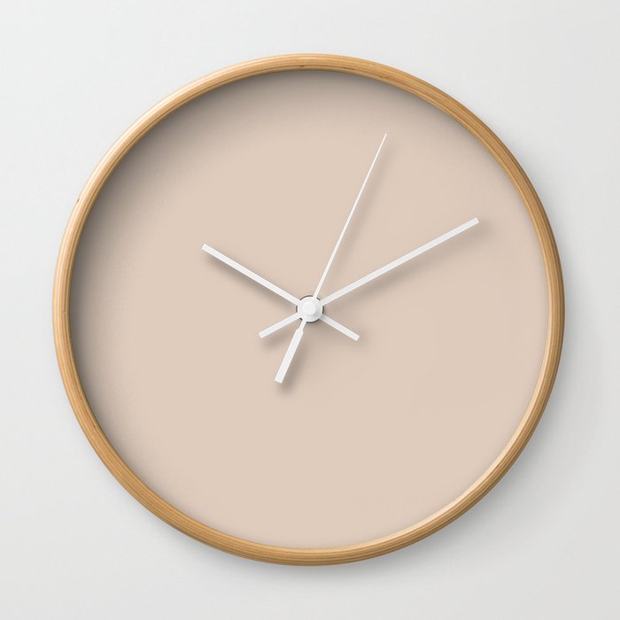Monochrome Color of the year 2006 Sand Dollar Wall Clock