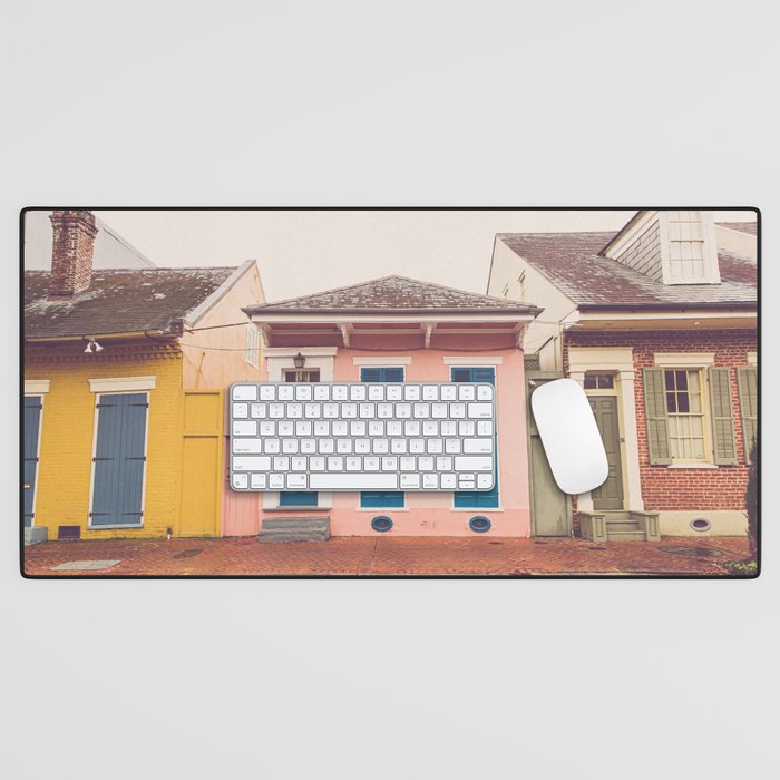 French Quarter Colors x New Orleans Photography Desk Mat