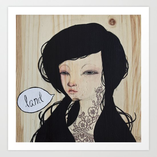 Trifecta - Land Art Print