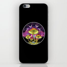 Psychedelic Mushrooms Forest iPhone Skin