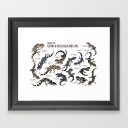 Genus Goniurosaurus Framed Art Print