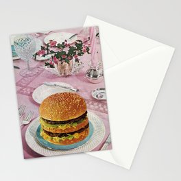 BURGER by Beth Hoeckel Stationery Cards