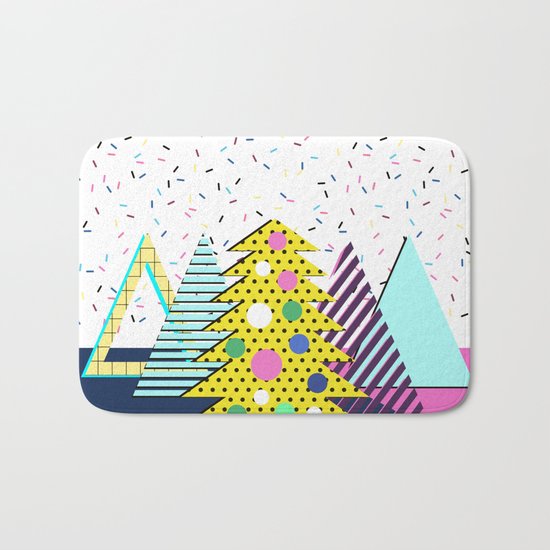 Christmas Trees Bath Mat