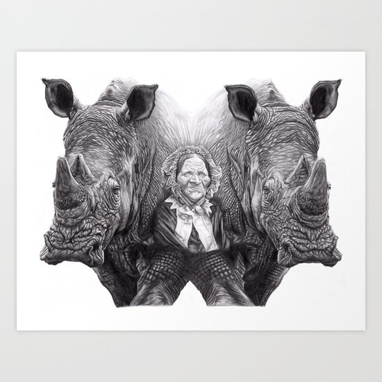 Grit Art Print
