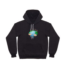 Stop Global Warming Melting Mother Earth Climate Change is Real Hoody | Greenhouse, Ecosystem, Climatechange, Graphicdesign, Nature, Environmental, Protectnature, Pollutants, Earth, Earthday 