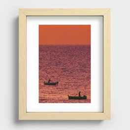 Sicilian sunrise Recessed Framed Print