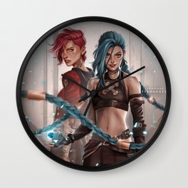 Jinx & Vi Wall Clock